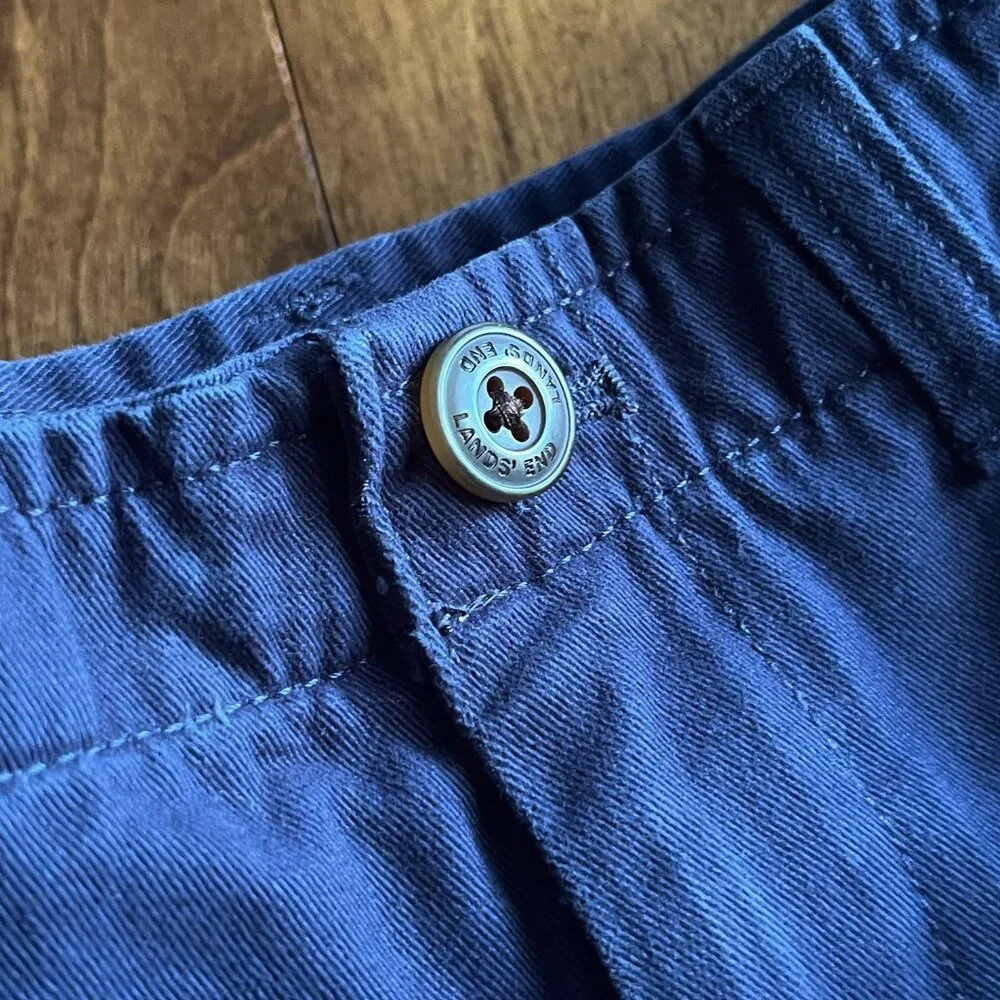 Lands' End navy shorts 5-6